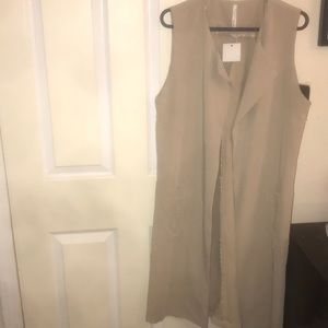 Brand new long vest
